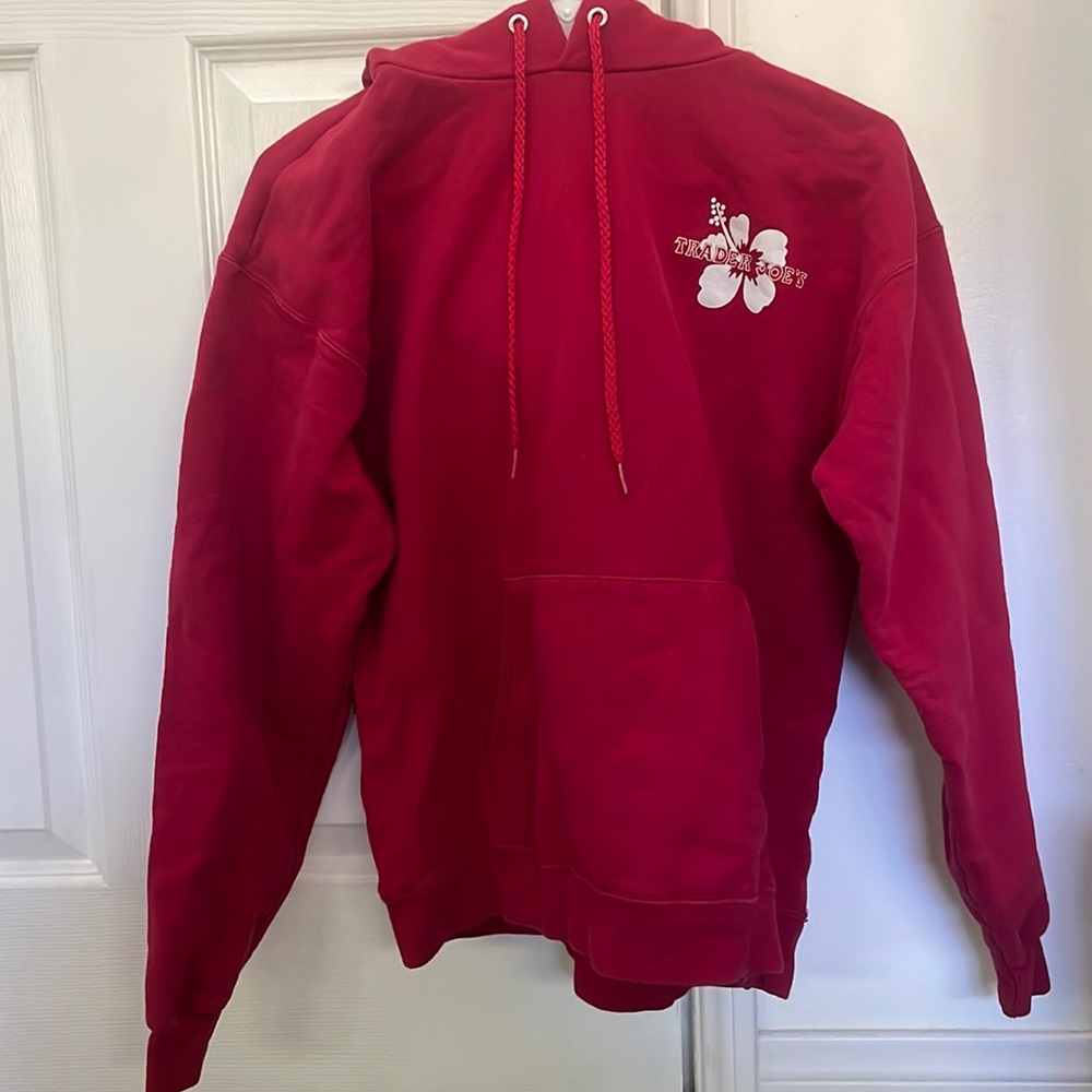 Trader Joe’s red hoodie
